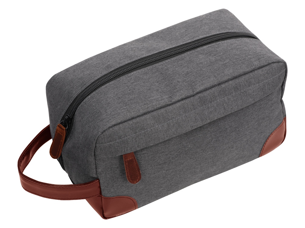 Несессер Fabrizio, серый/коричневый-1