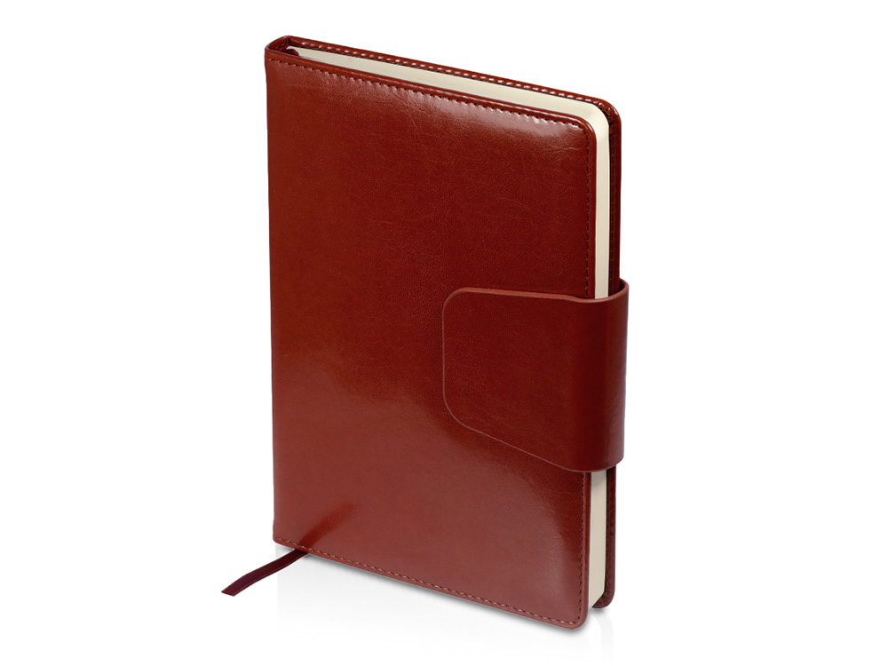 Ежедневник А5 недатированный Prestige, темно-коричневый-0