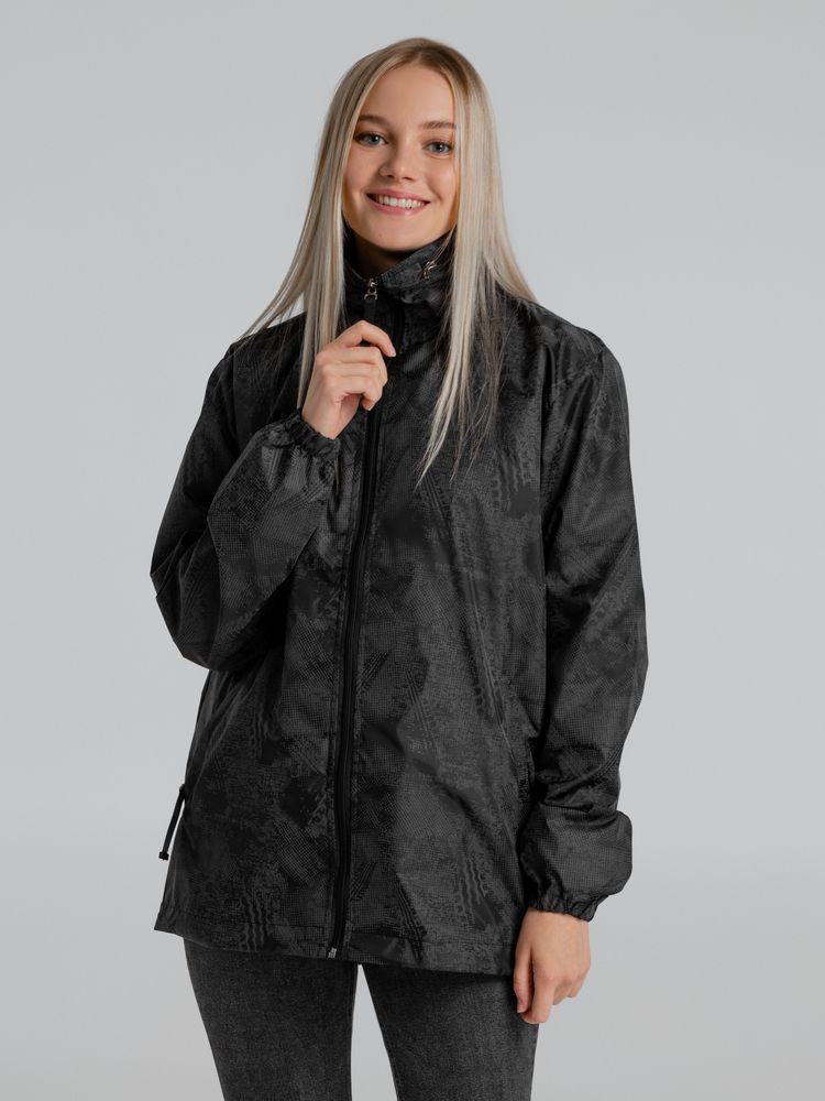 Ветровка светоотражающая Finvind, темно-серая-5