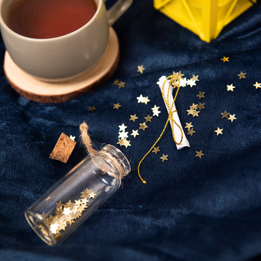 Бутылочка для пожеланий SHOILEN, прозрачный-1