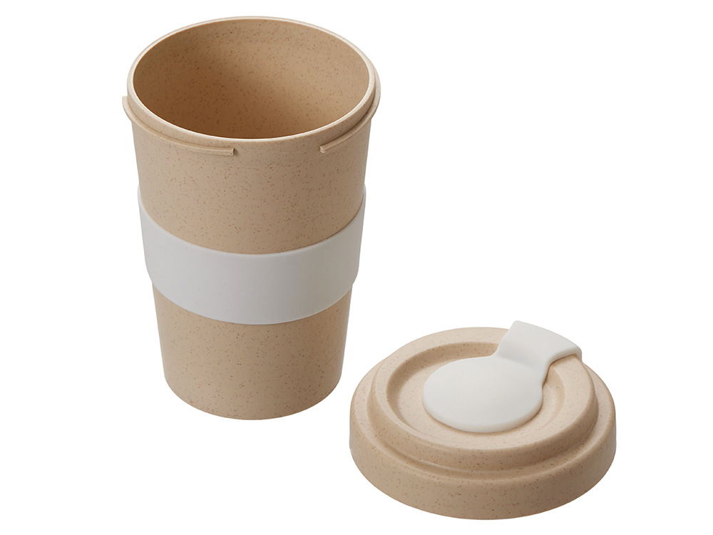 Стакан из пшеничного волокна Flava, белый-1