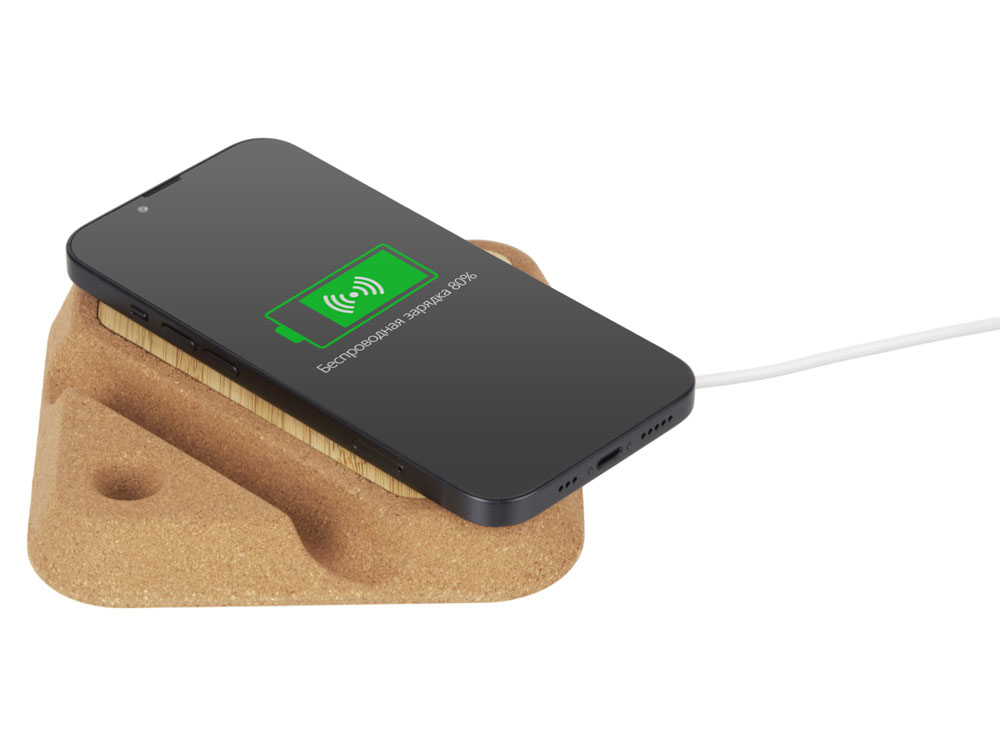Беспроводная зарядка с подставкой для телефона, 5 Вт-4
