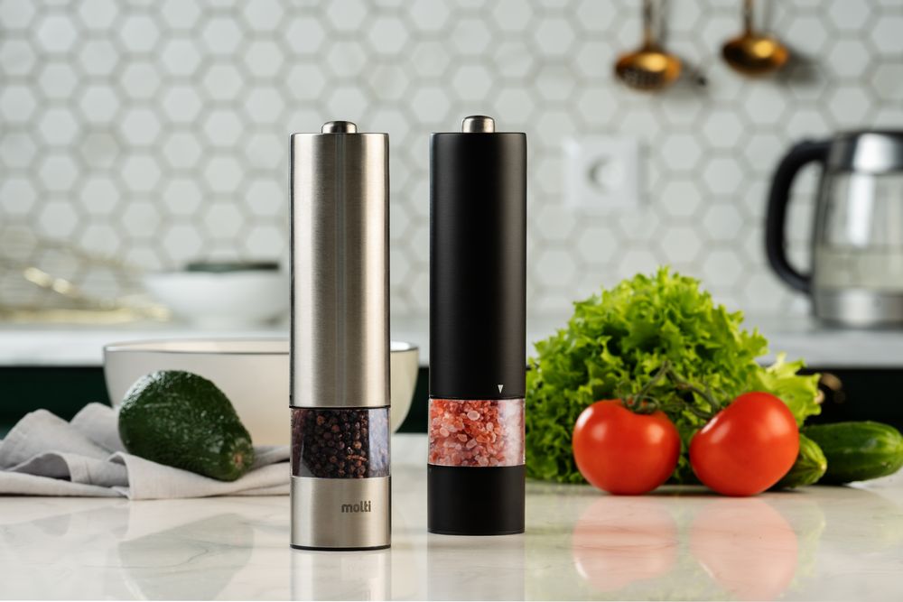 Электрическая мельница для специй Mill of Steel, серебристая-3