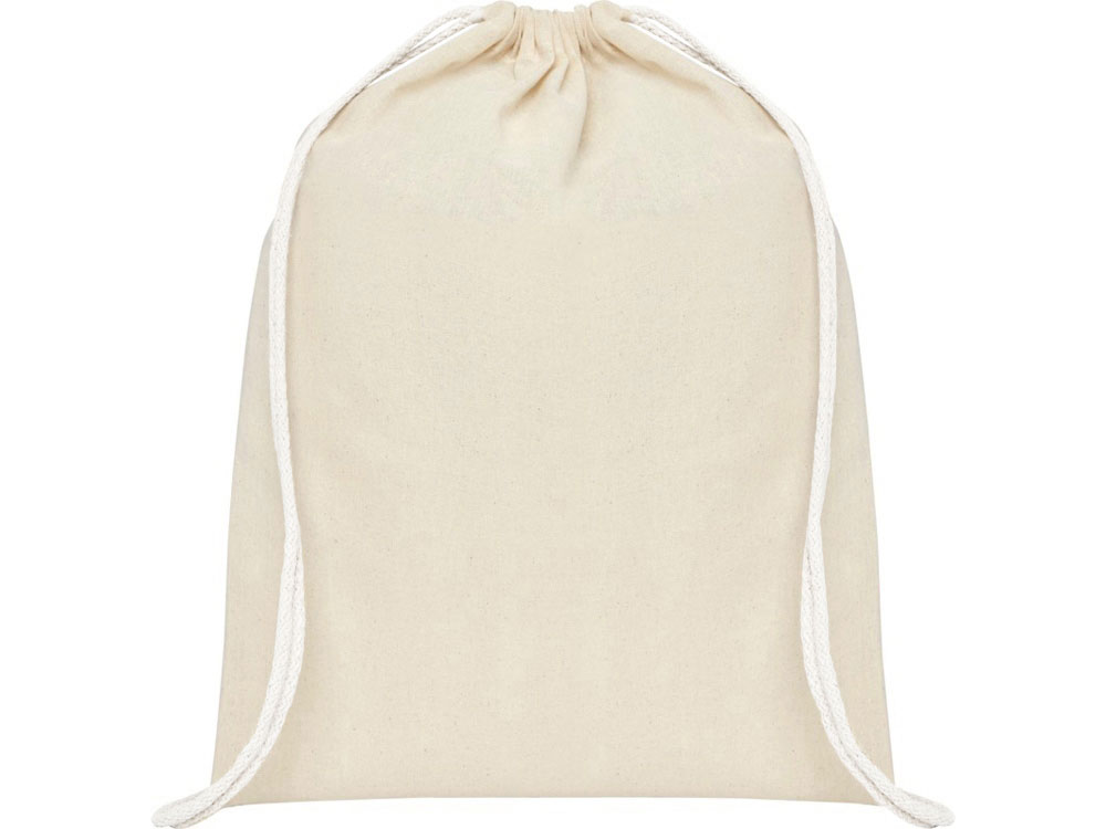 Рюкзак со шнурком Tenes из хлопка плотностью 140 г/м2, natural-1