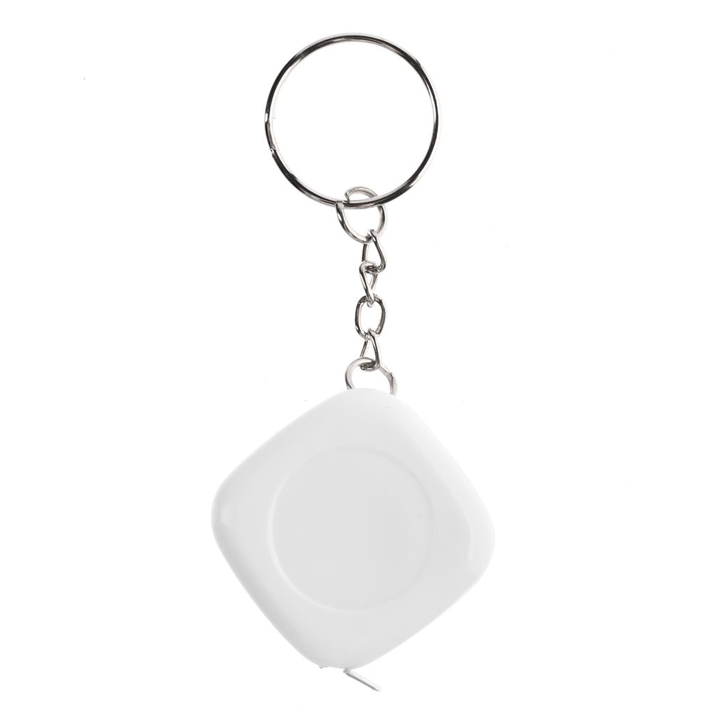 Брелок с рулеткой Metric, белый-2