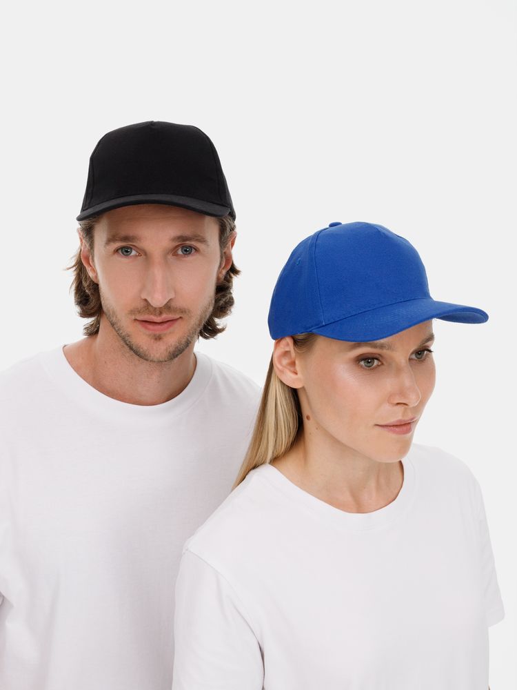 Бейсболка Long Beach, черная-5