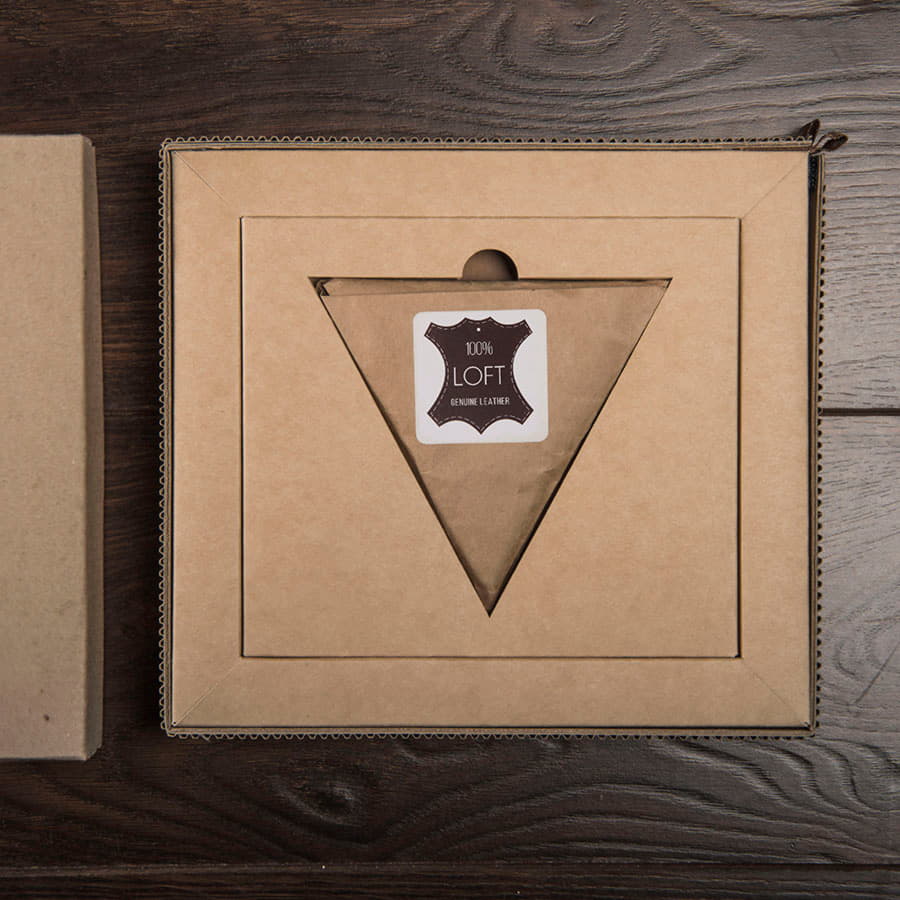 Набор подарочный LOFT: портмоне и чехол для наушников, коричневый, коричневый-7