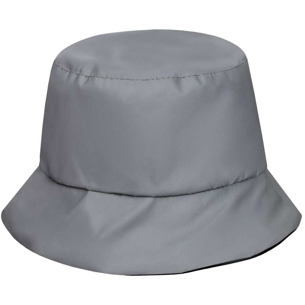 Панама Manifest из светоотражающей ткани, серая-1