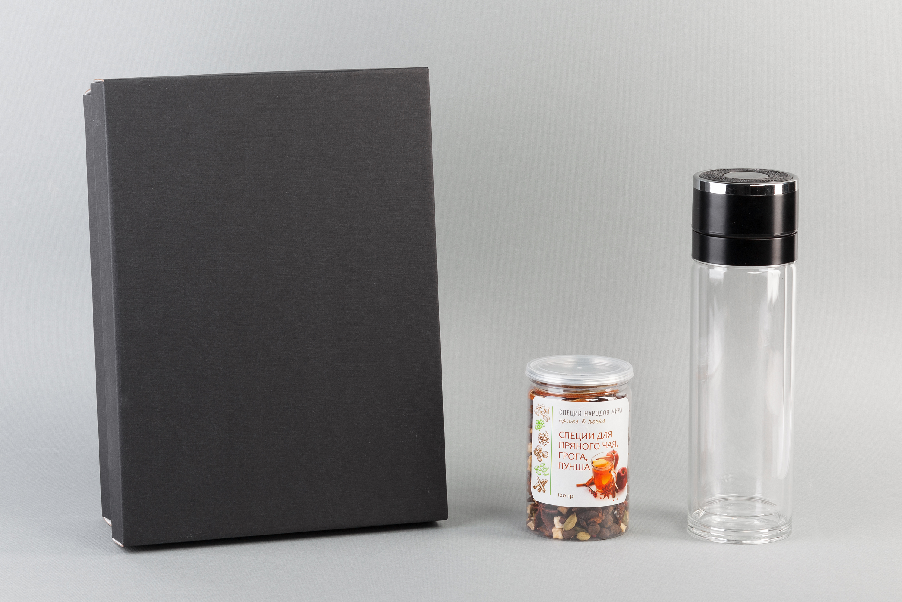 Набор подарочный "Pleasure": термос "Press", специи-1