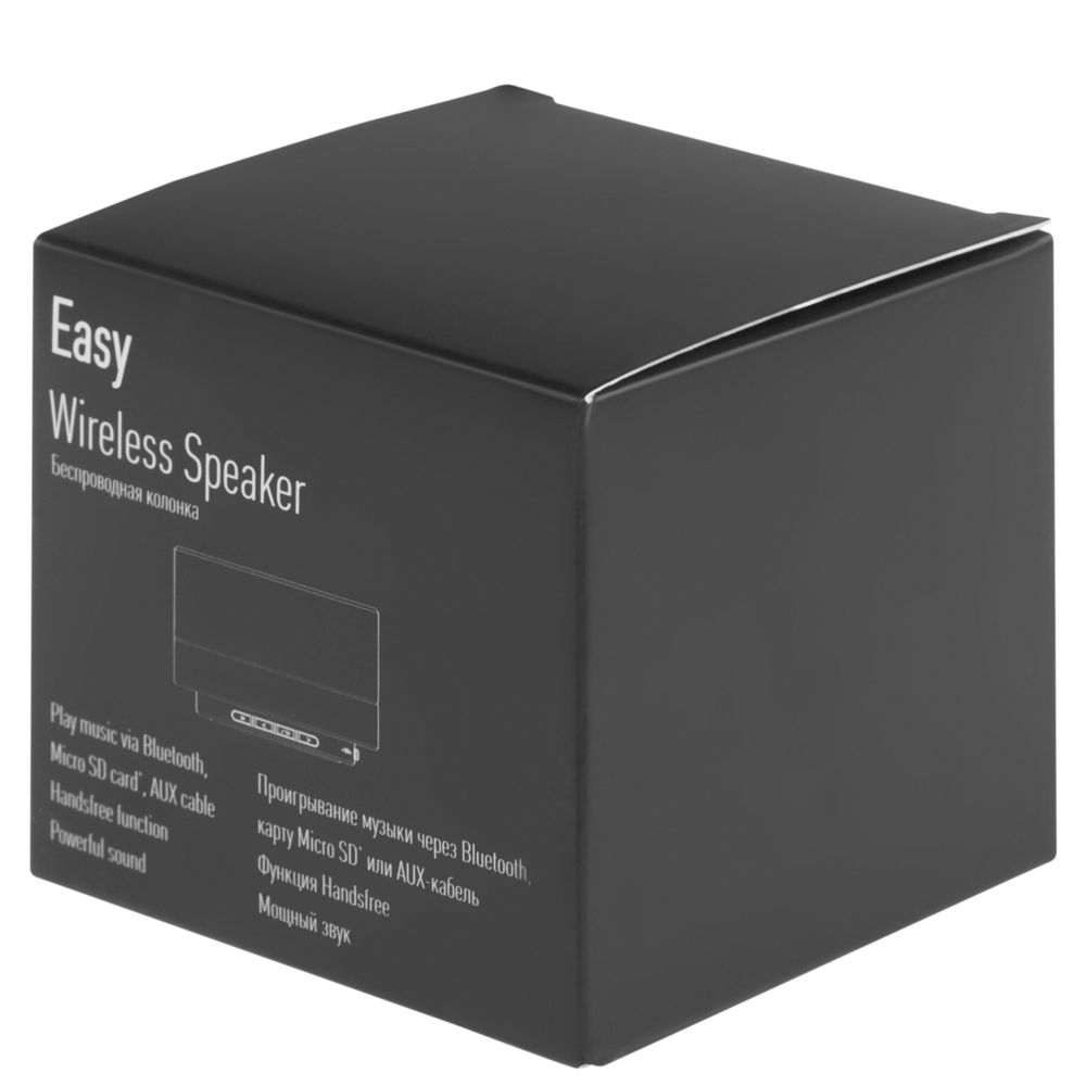 Беспроводная колонка Easy, черная-3