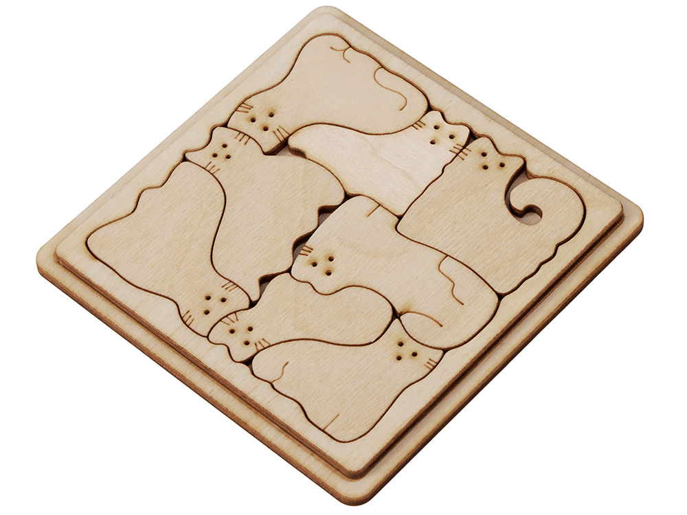 Деревянная головоломка Catgram-2