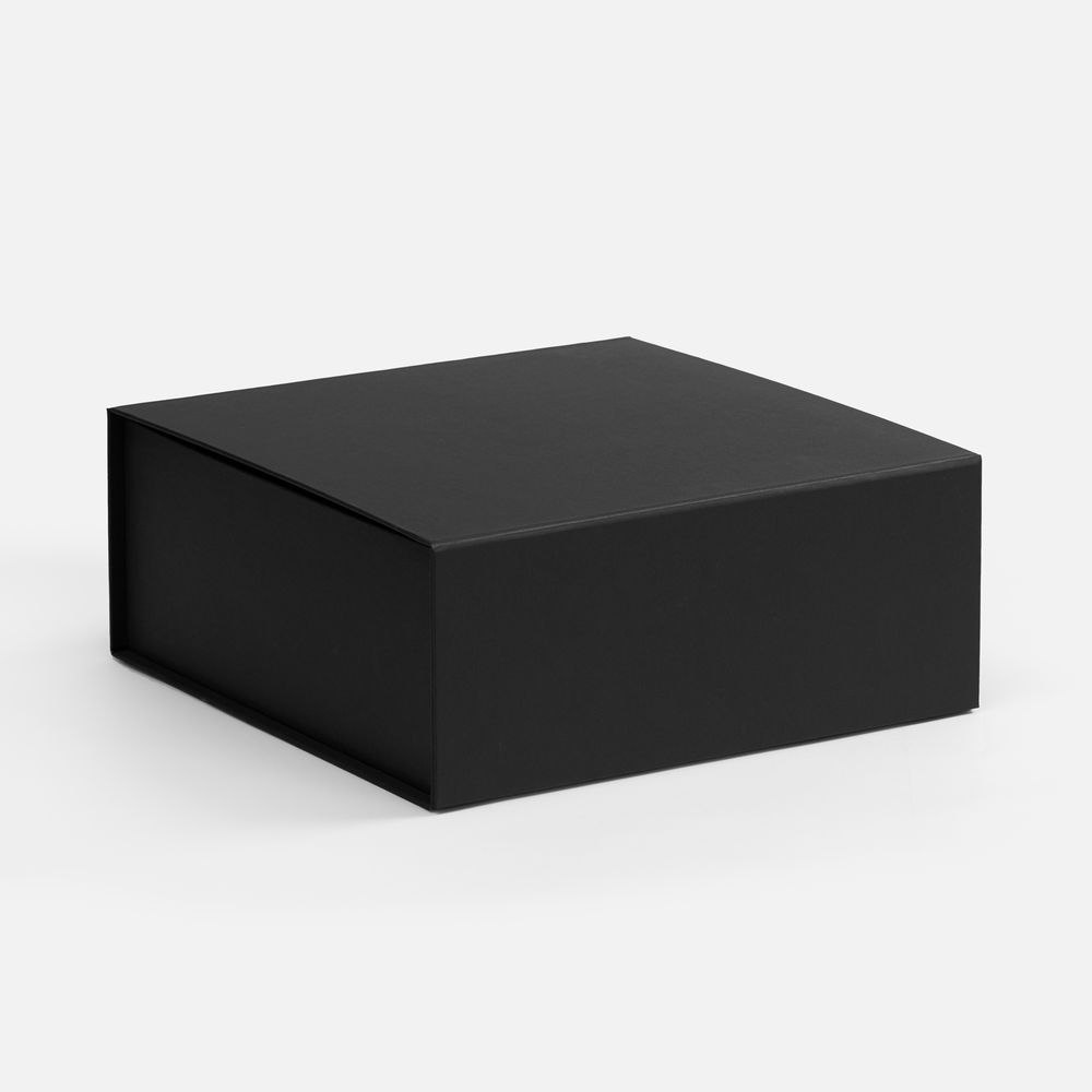 Коробка складная Quadra Fold, черная-0