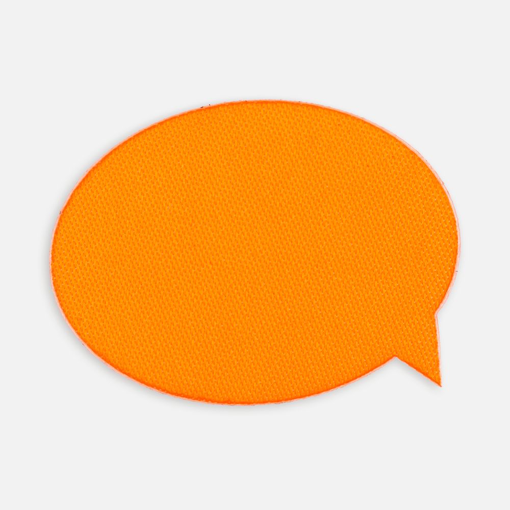 Наклейка тканевая Lunga Bubble, M, оранжевый неон-0