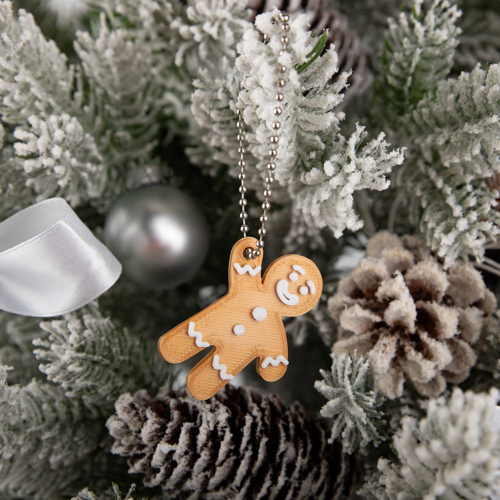 Мини-подвеска «Пряник», 3D-печать на заказ, человечек-3