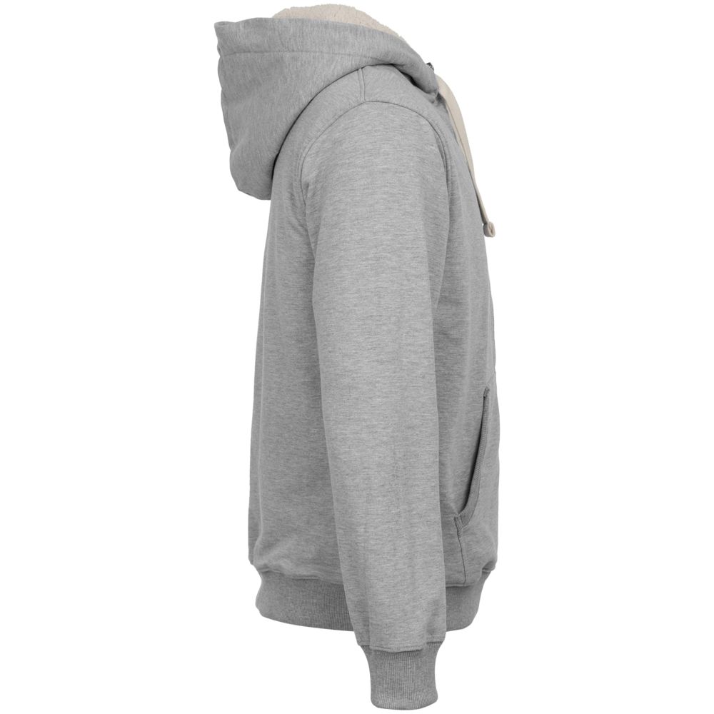 Толстовка на молнии Kulonga Sherpa, серый меланж-3