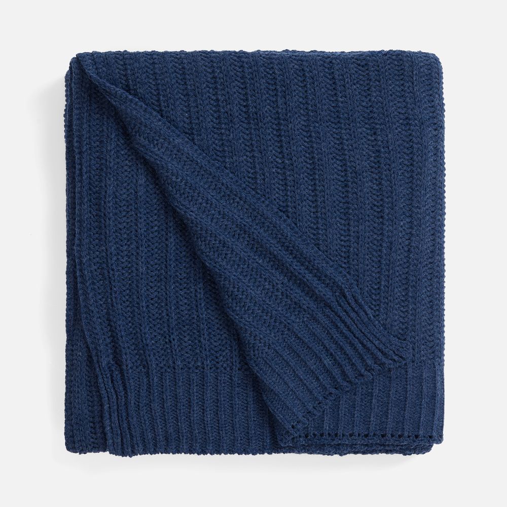 Плед Termoment, синий меланж-0