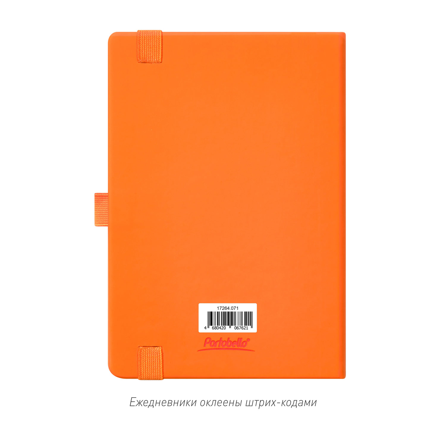 Ежедневник Альфа (Alpha) недатированный, оранжевый/оранжевый-9