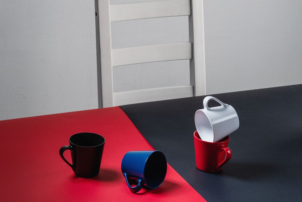 Кружка Modern Bell Classic, глянцевая, красная-3