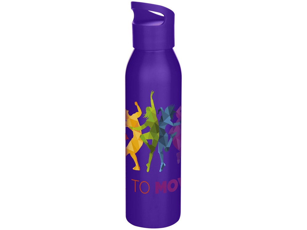 Одностенная бутылка для воды Sky, изготовленная из нержавеющей стали, 650 мл, фиолетовый-3