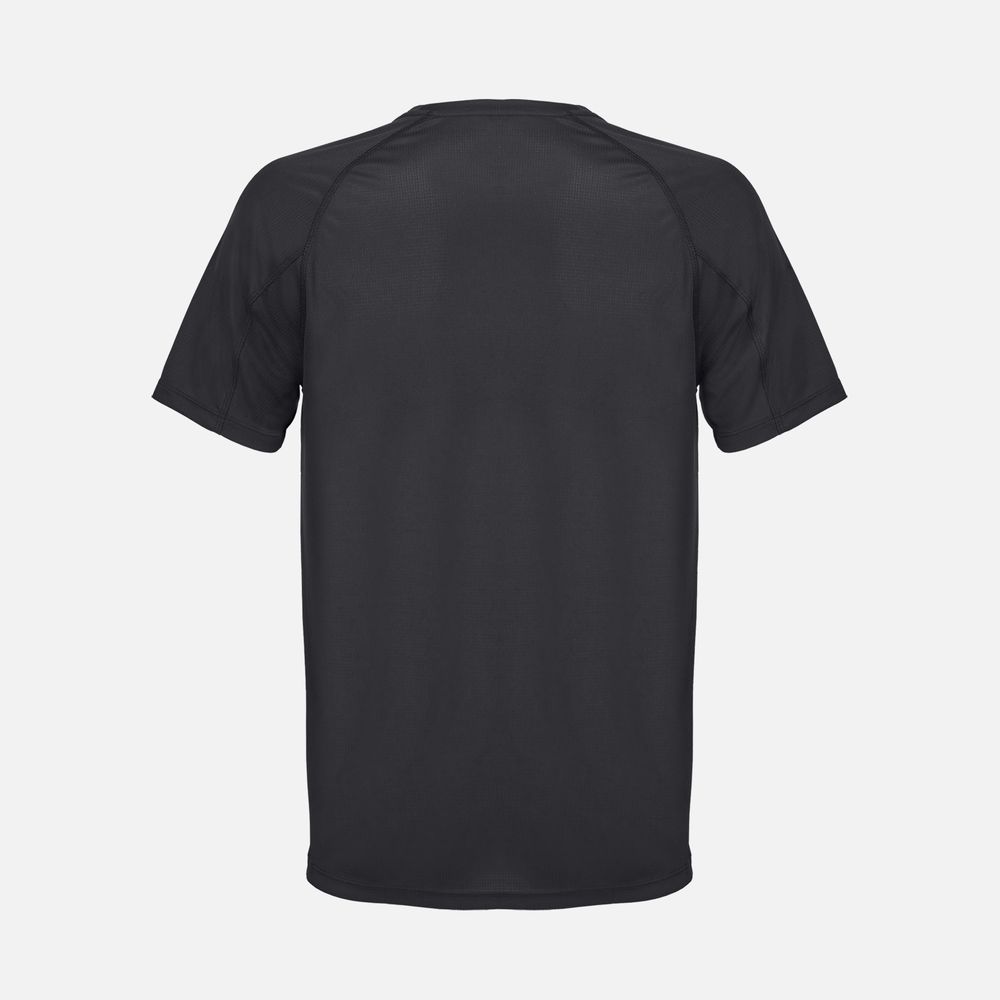 Футболка спортивная унисекс Vortex, черная-2