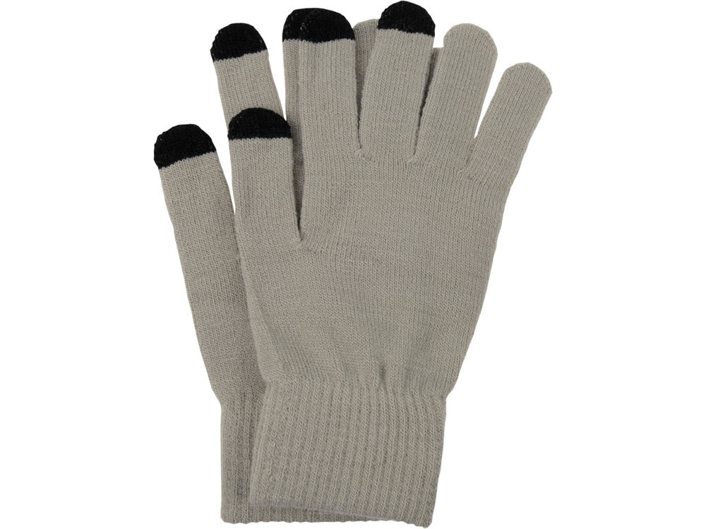 Перчатки для сенсорного экрана, серый, размер L/XL-0