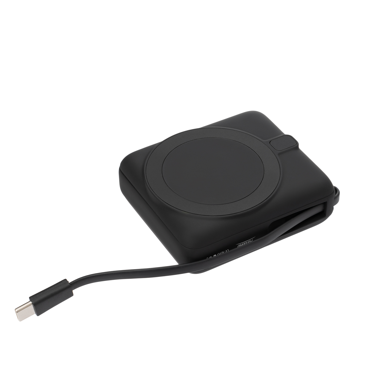 Внешний аккумулятор с подсветкой Ritter PD 10000mAh с функцией беспроводной зарядки 15W, черный-3