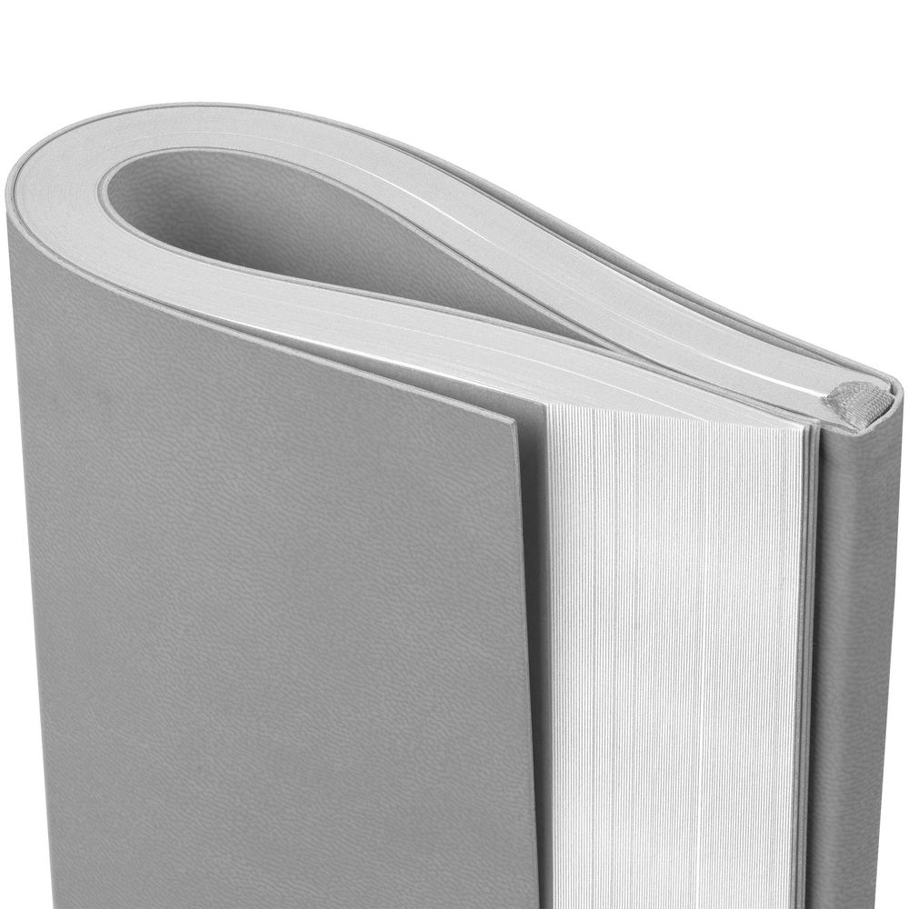 Ежедневник Flat, недатированный, серый-3