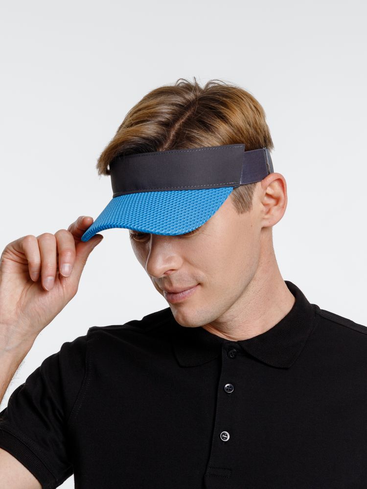 Козырек Grand Slam, темно-серый с синим-3