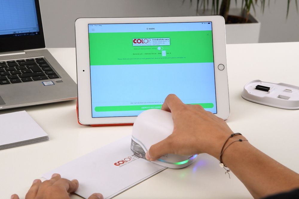 Мобильный принтер Colop E-mark, белый-3