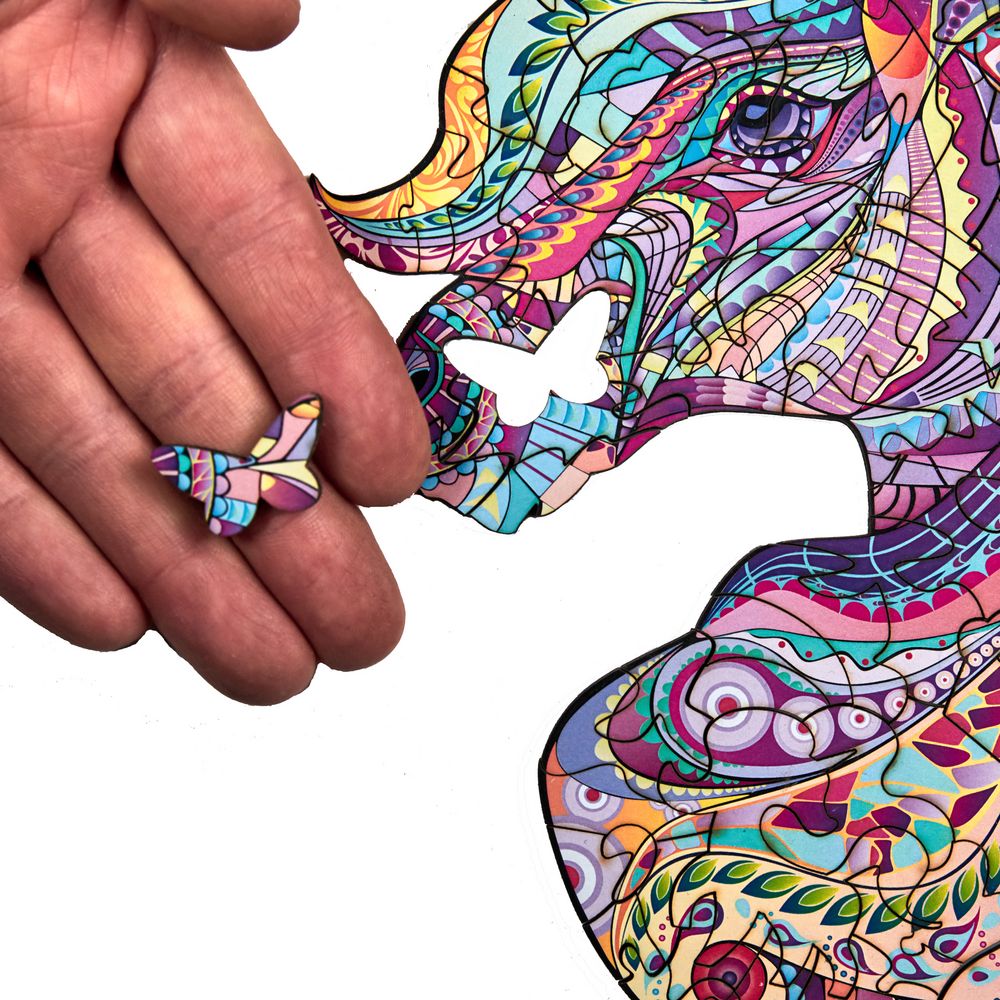 Пазлы деревянные Prezent Premium на заказ, S-4