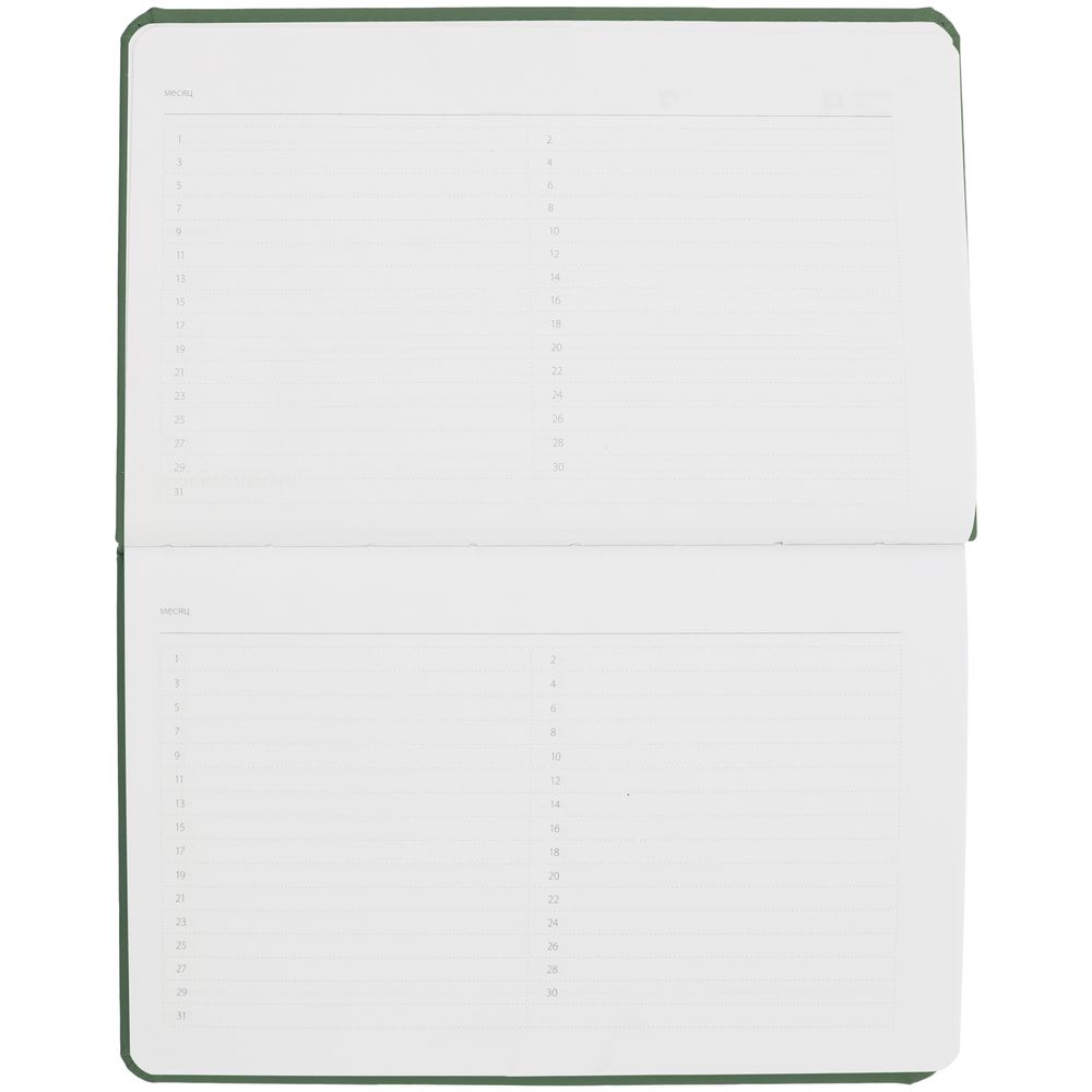 Еженедельник Urban, недатированный, зеленый-4