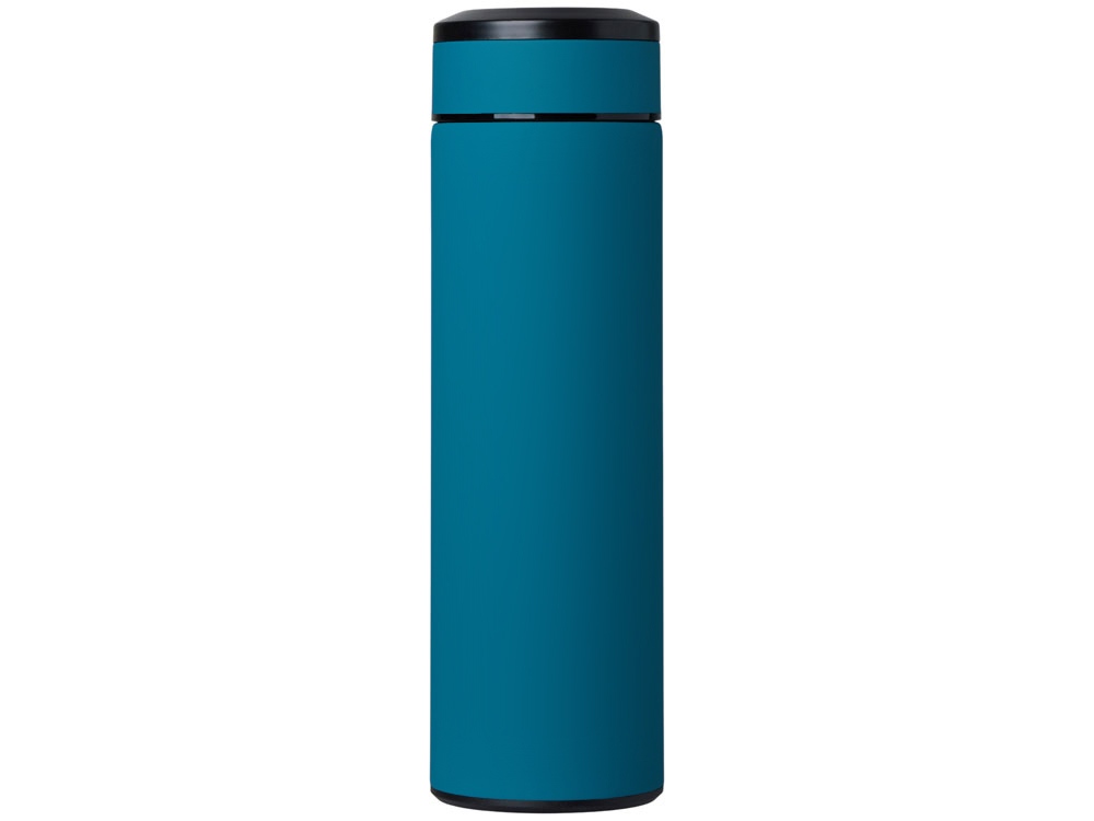 Термос Confident с покрытием soft-touch 420мл, индиго-2