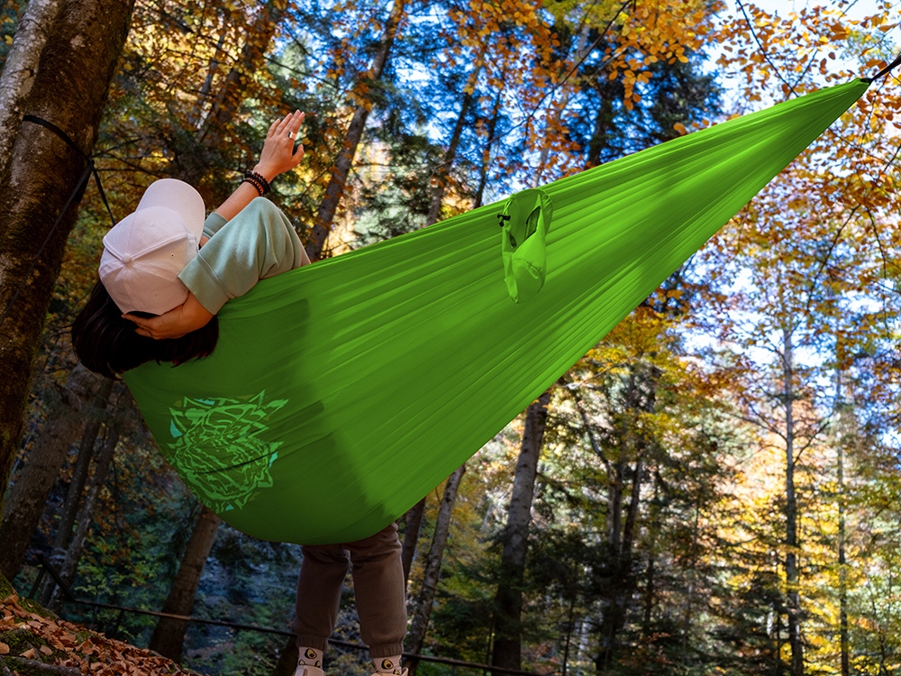 Гамак Lazy, зеленое яблоко-1