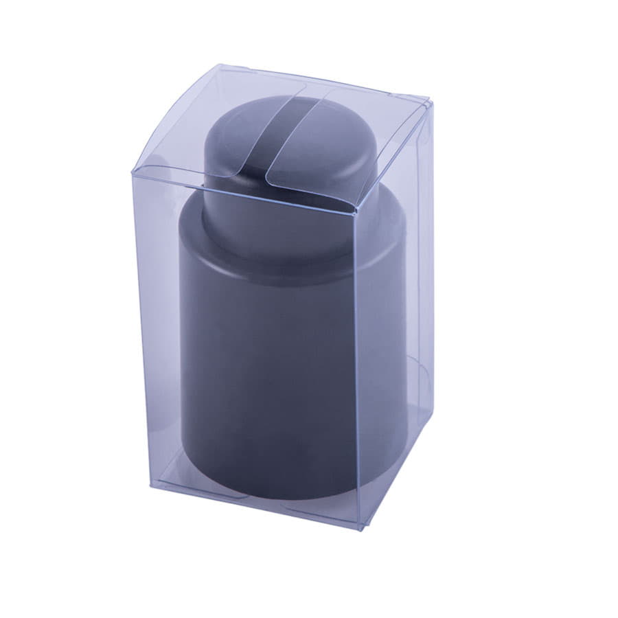 Вакуумная пробка для вина WINERY, 4,5х7 см , пластик,черный, черный-3