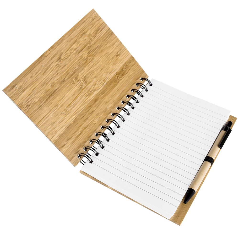 Блокнот на кольцах Bambook с шариковой ручкой-5