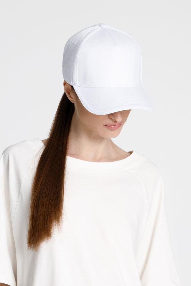 Бейсболка C1, белая-3