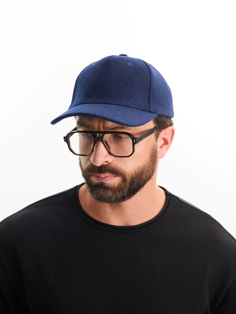 Бейсболка Woolridge, темно-синяя-6