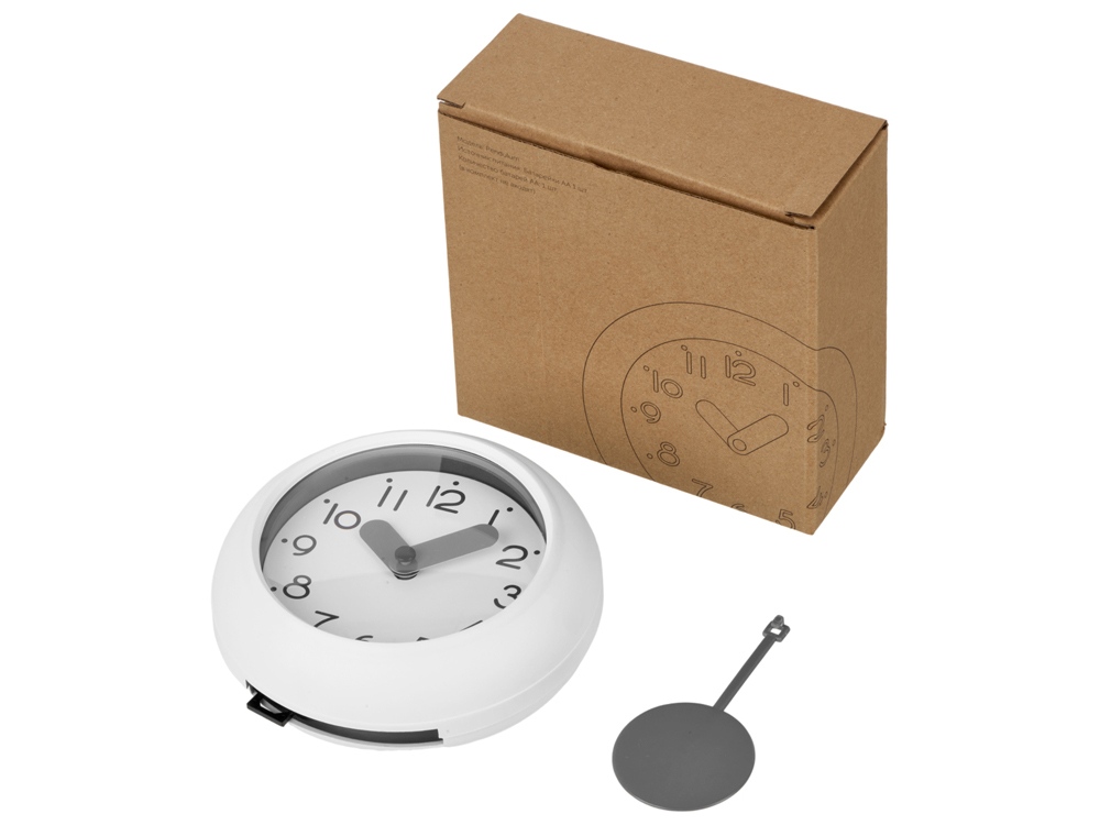 Настенные часы с маятником Pendulum, белый-6