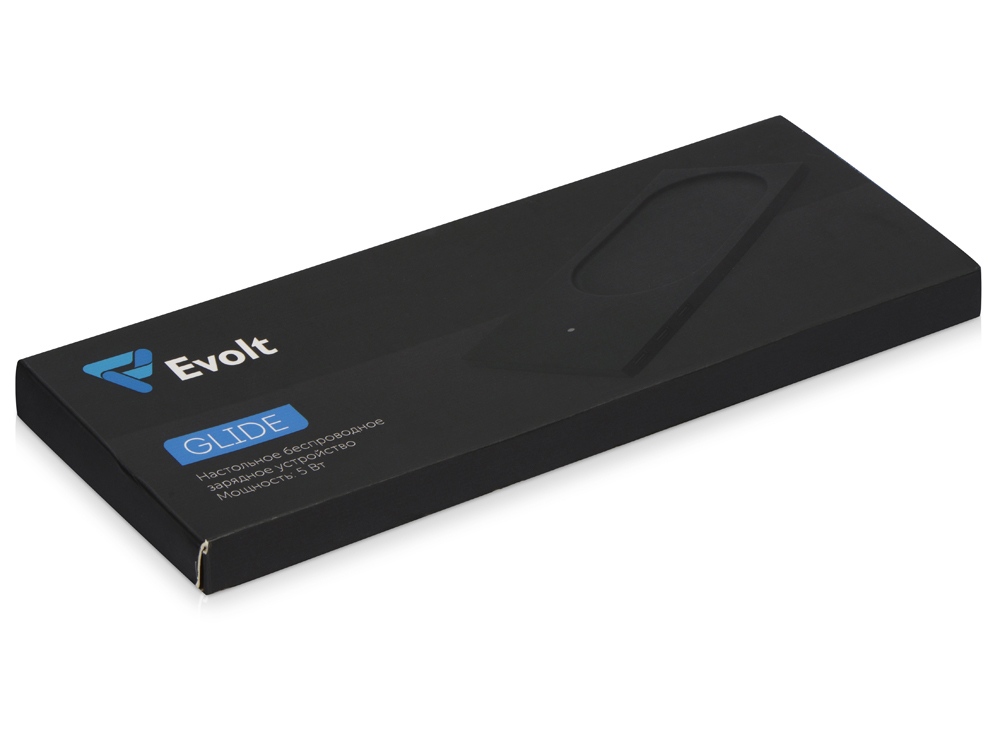 Беспроводное настольное зарядное устройство Glide с подсветкой, софт тач-8