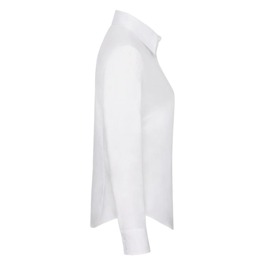 Рубашка женская LONG SLEEVE OXFORD SHIRT LADY-FIT 130, белый-2