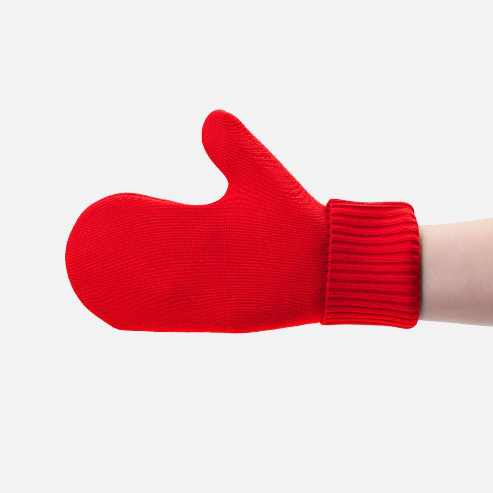 Варежки Yong, ярко-красные-1