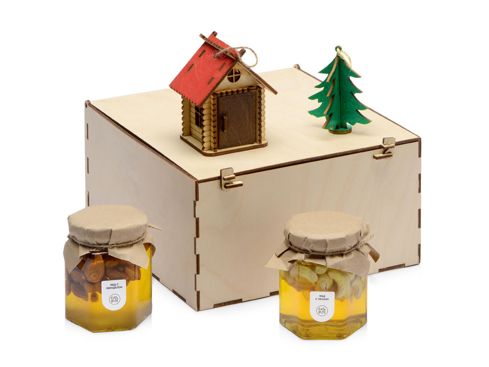 Подарочный набор Decoration Deluxe с двумя видами меда-0