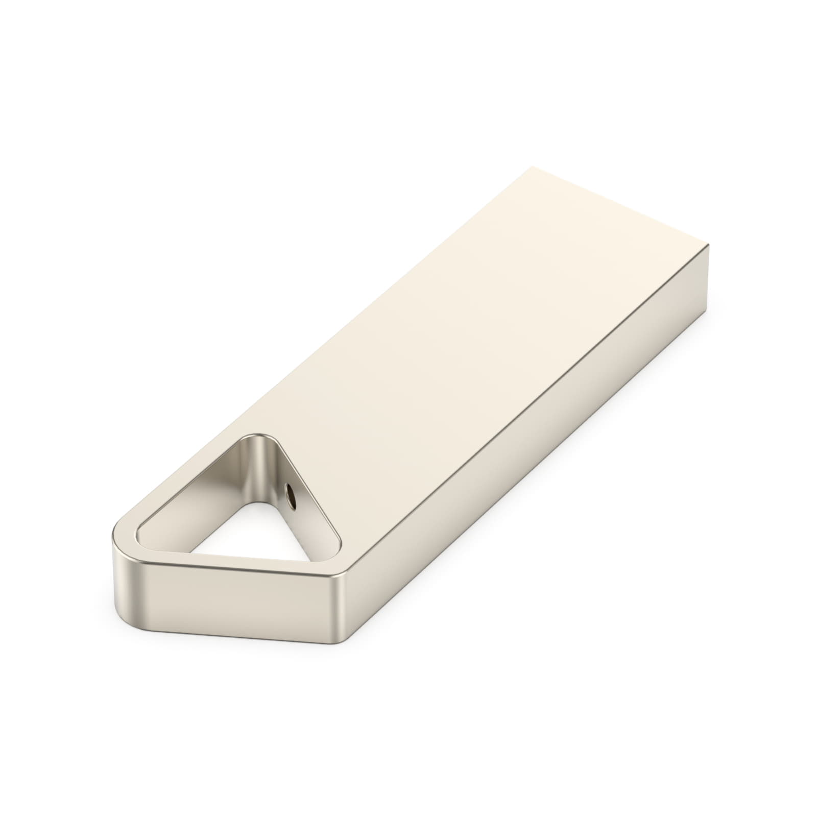 USB flash-карта SPLIT (16Гб), серебристая, 3,6х1,2х0,5 см, металл, серебристый-2