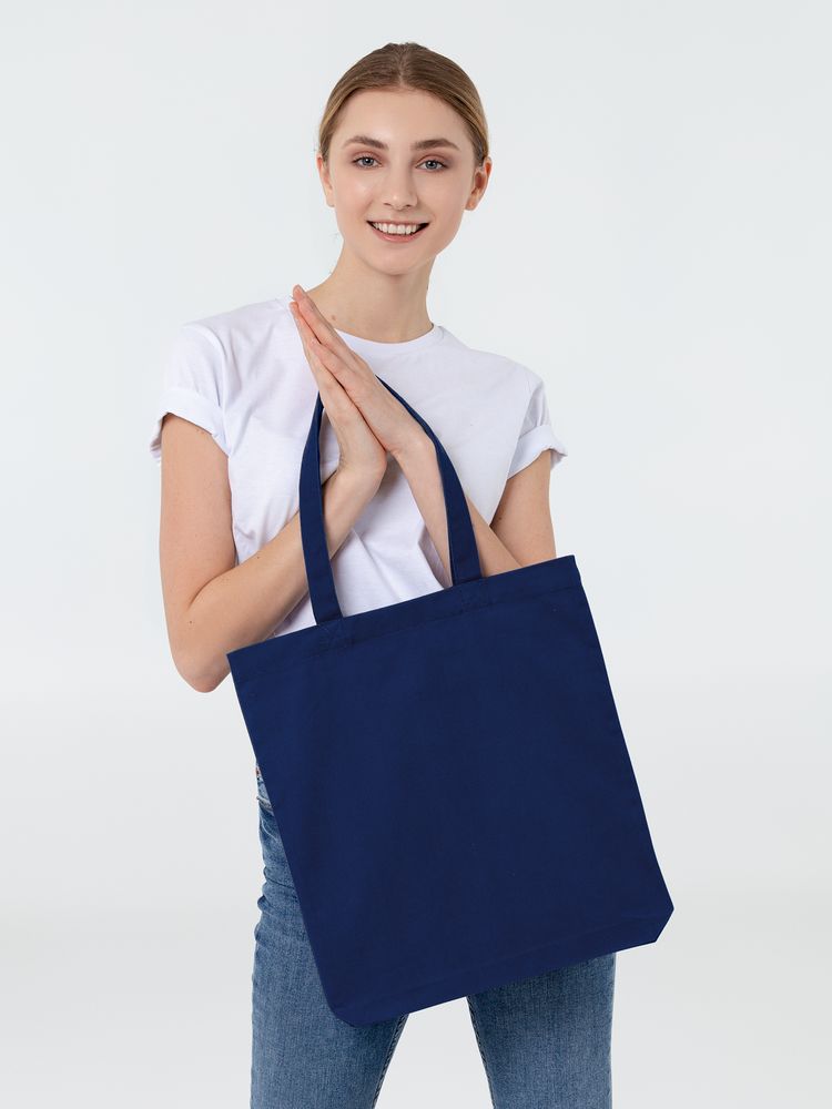 Холщовая сумка Avoska, темно-синяя (navy)-2