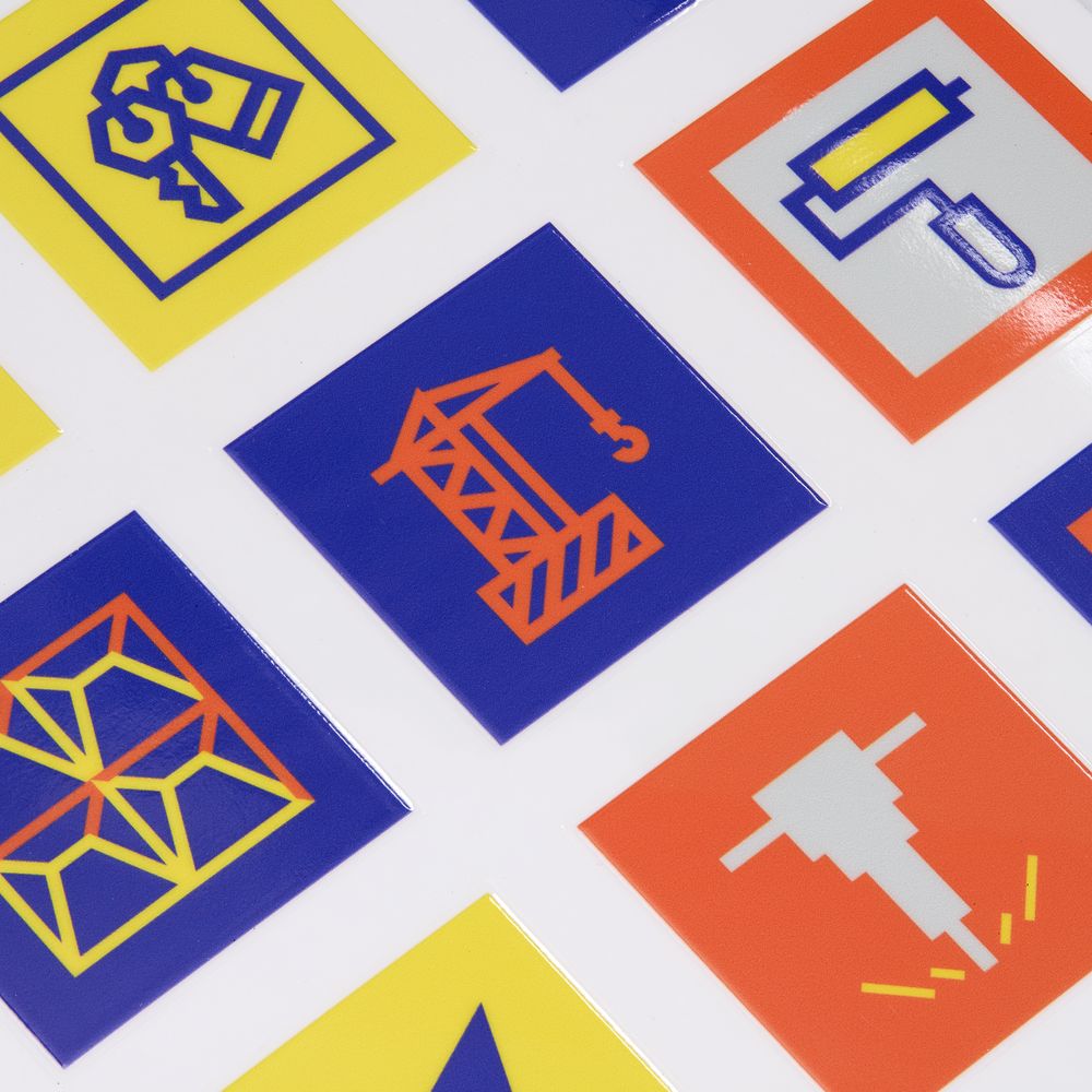 Стикерпак UV-DTF Industry, строительство-1