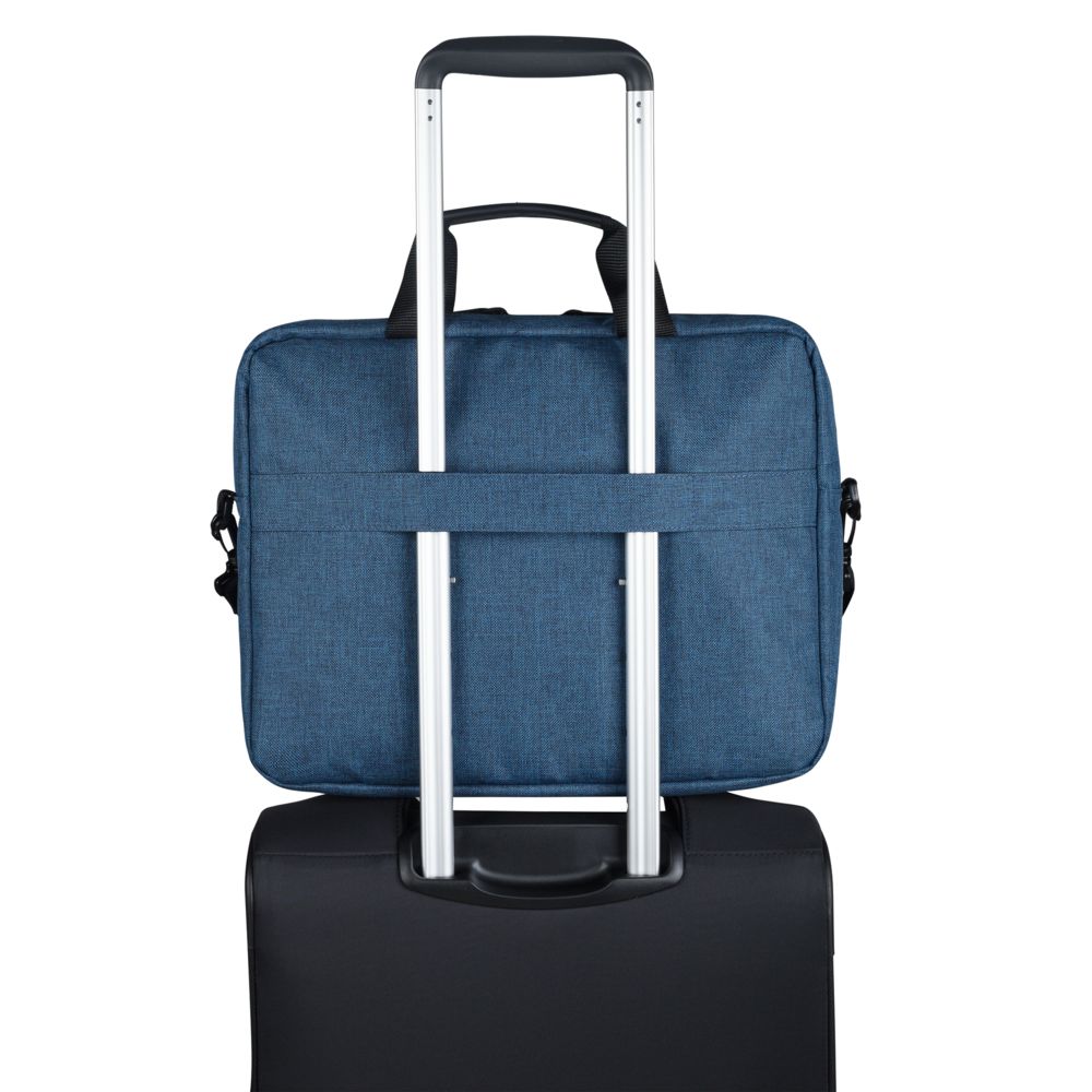 Сумка для ноутбука The First, синяя-5