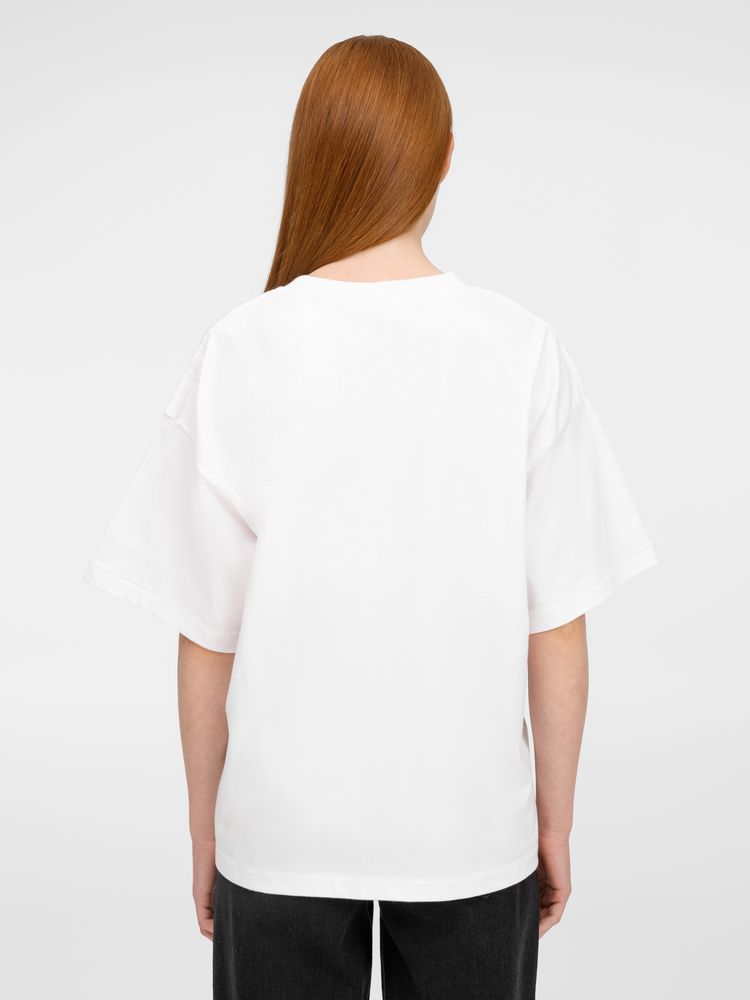 Футболка оверсайз унисекс Legacy, светло-бежевая (неокрашенная)-6