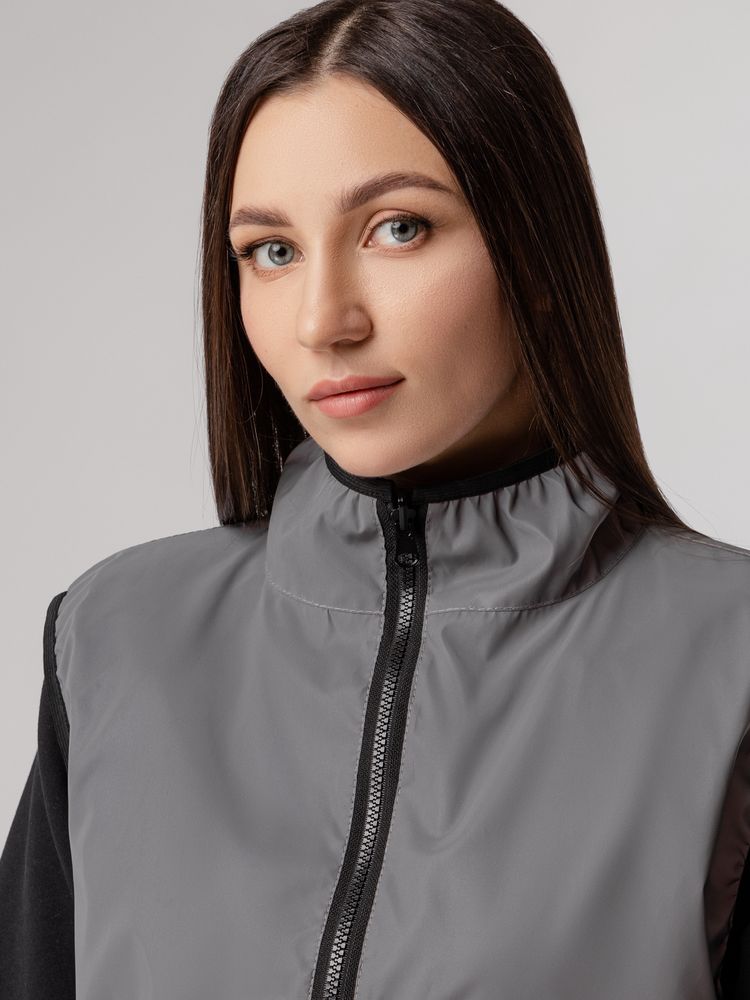 Жилет двусторонний Manifest из светоотражающей ткани, серый-9