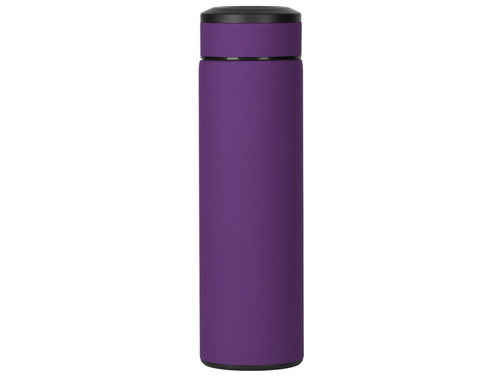 Вакуумный термос Vacuum Flask C1, soft touch, 420мл, фиолетовый-2