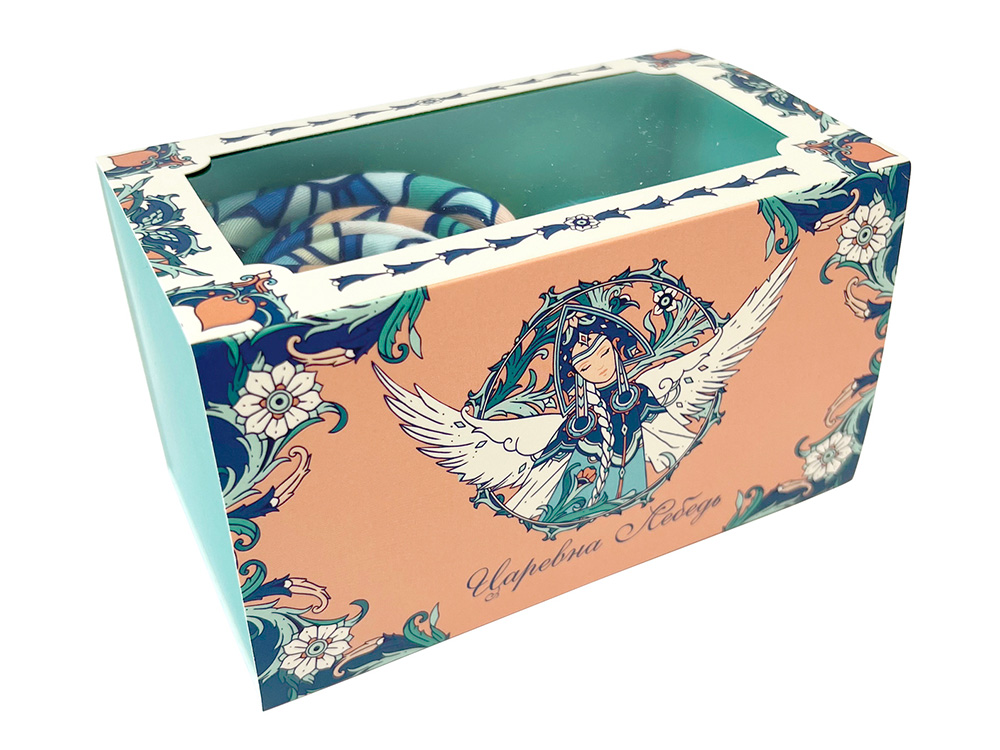 Набор: платок Царевна Лебедь и свеча Вдохновение-3